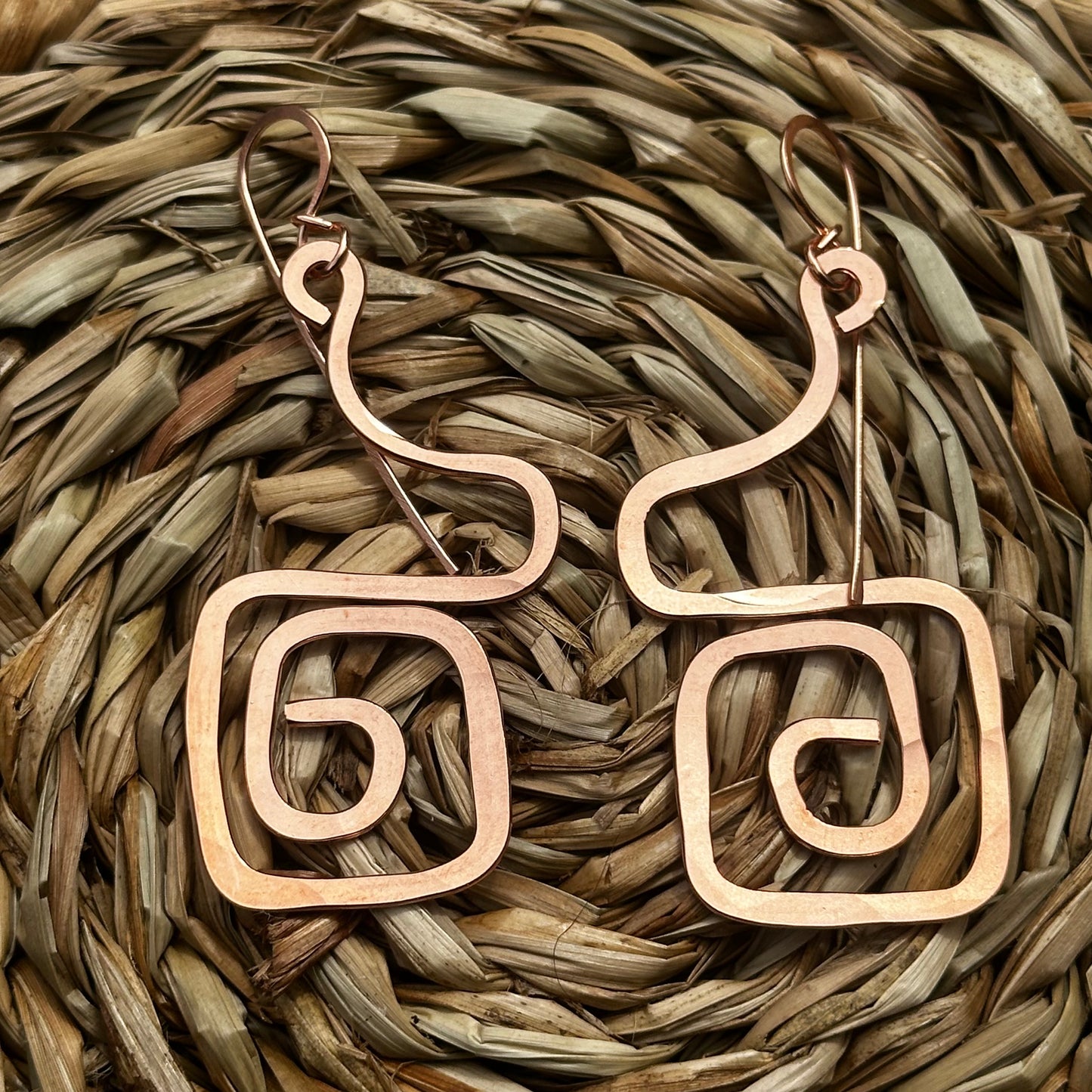 Copper Freestyle Earrings 6E