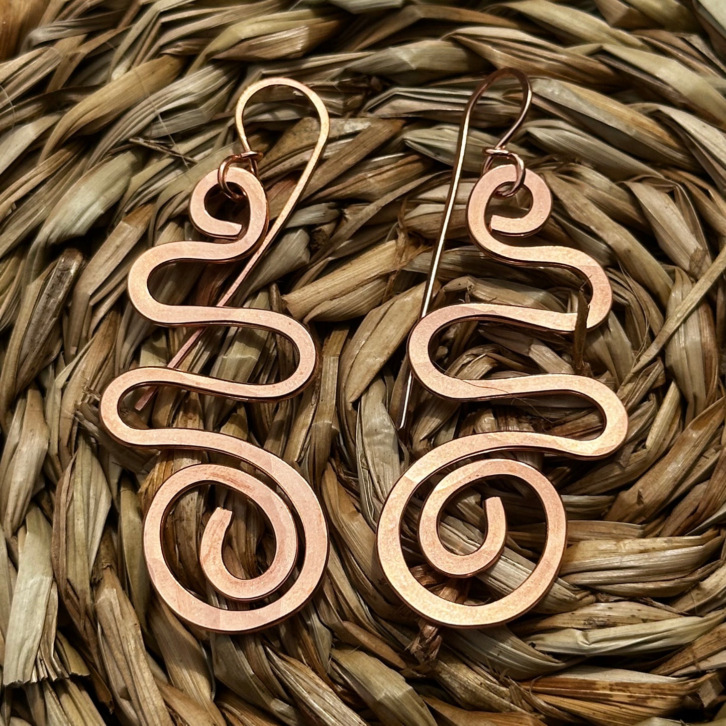 Copper Freestyle Earrings 26E