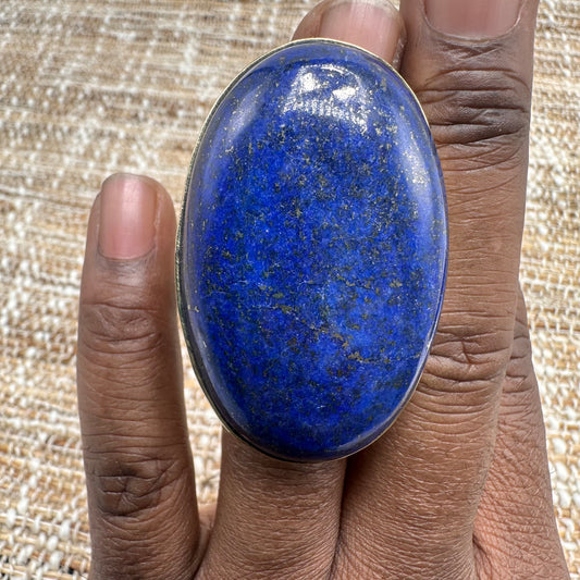 Natural Semiprecious Stone Statement Ring #357