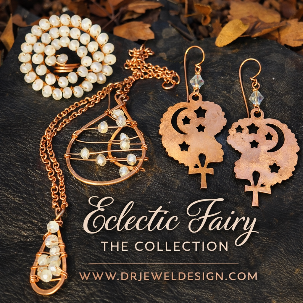 Eclectic Fairy Earrings Large (White Label)