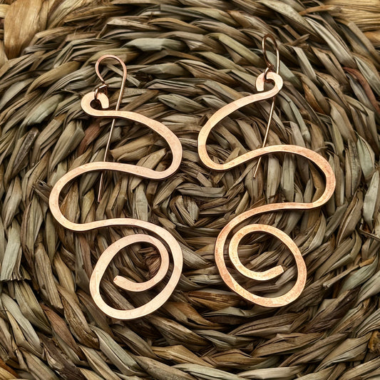 Copper Freestyle Earrings 5E